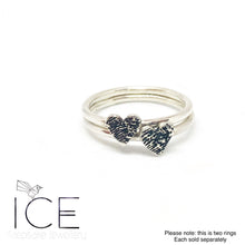 Heart Fingerprint Ring - In Sterling Silver